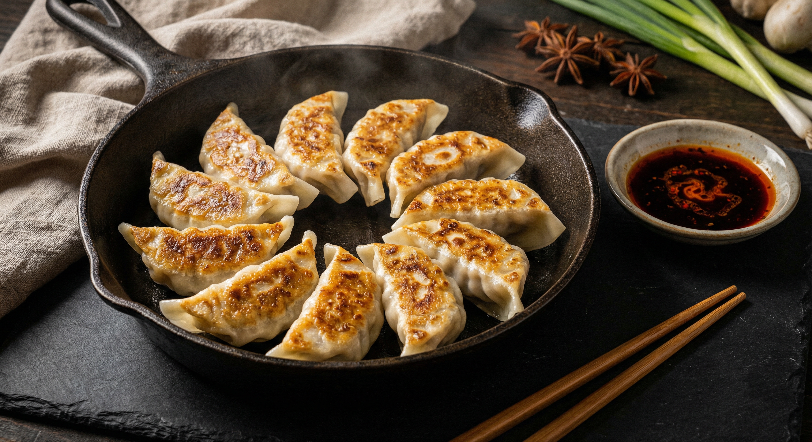 Pan-Fried Gyoza