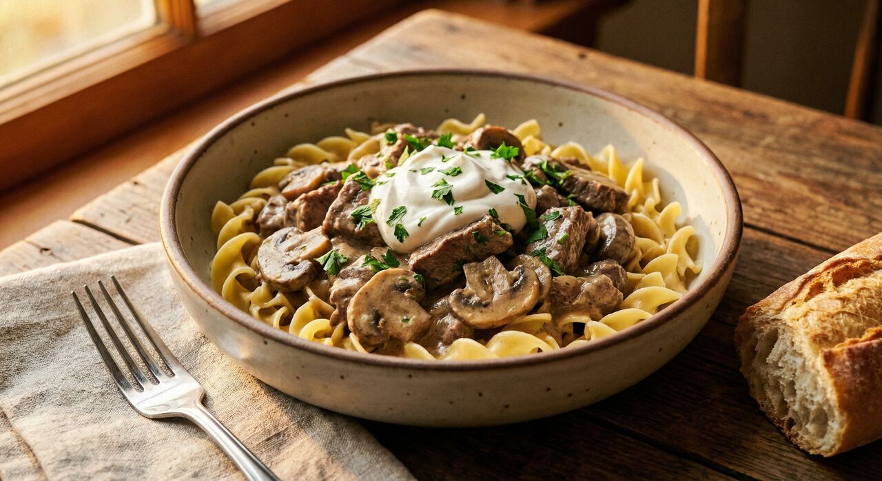 Beef Stroganoff
