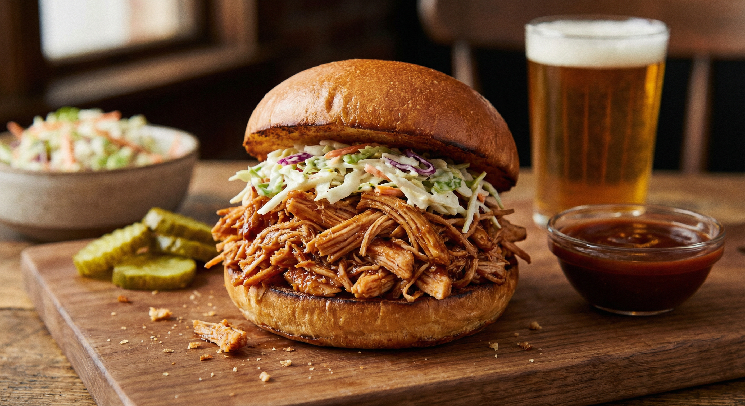Pulled Chicken Sandwich