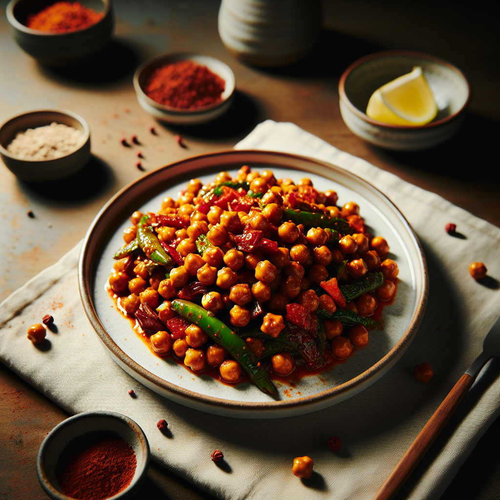 Spicy Chickpea Stir-Fry